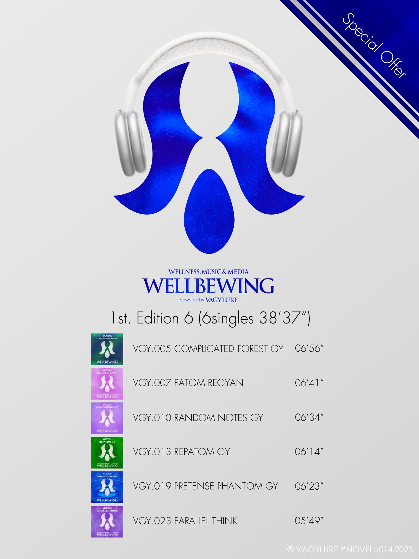 商用BGM 店舗BGM 商用音楽 店舗音楽 WELLBEWING® VGY series with YOGINI STYLE® Powered by VAGYLURE® Inc.