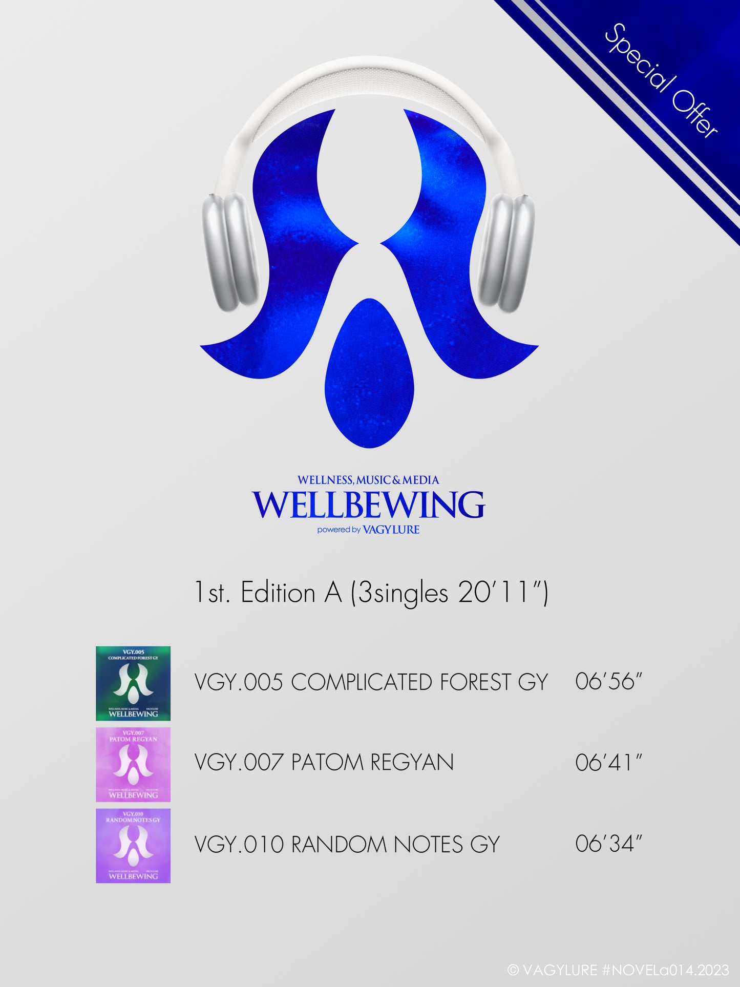 商用BGM 店舗BGM 商用音楽 店舗音楽 WELLBEWING® VGY series with YOGINI STYLE® Powered by VAGYLURE® Inc.
