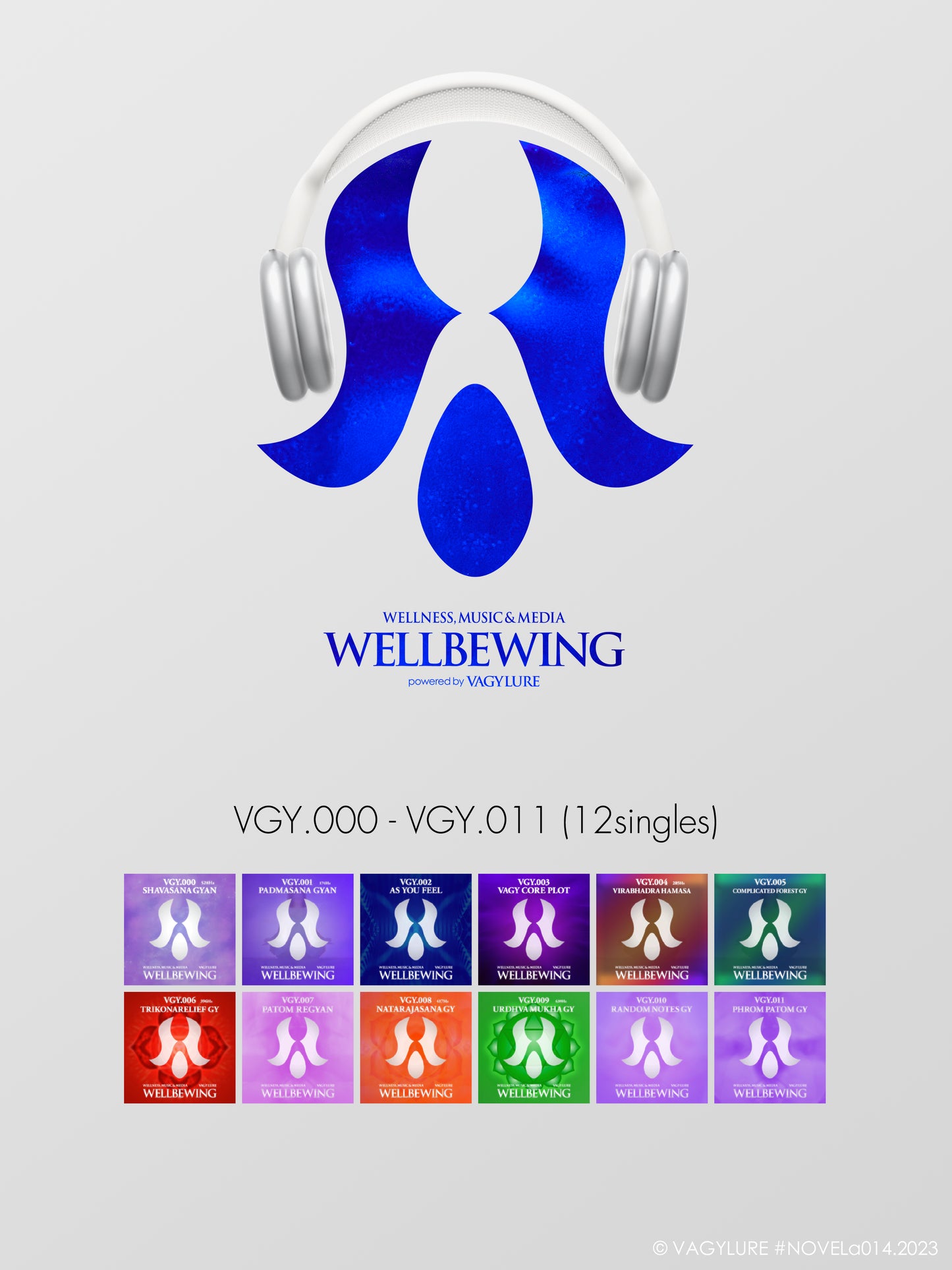 商用BGM 店舗BGM 商用音楽 店舗音楽 WELLBEWING® VGY series with YOGINI STYLE® Powered by VAGYLURE® Inc.
