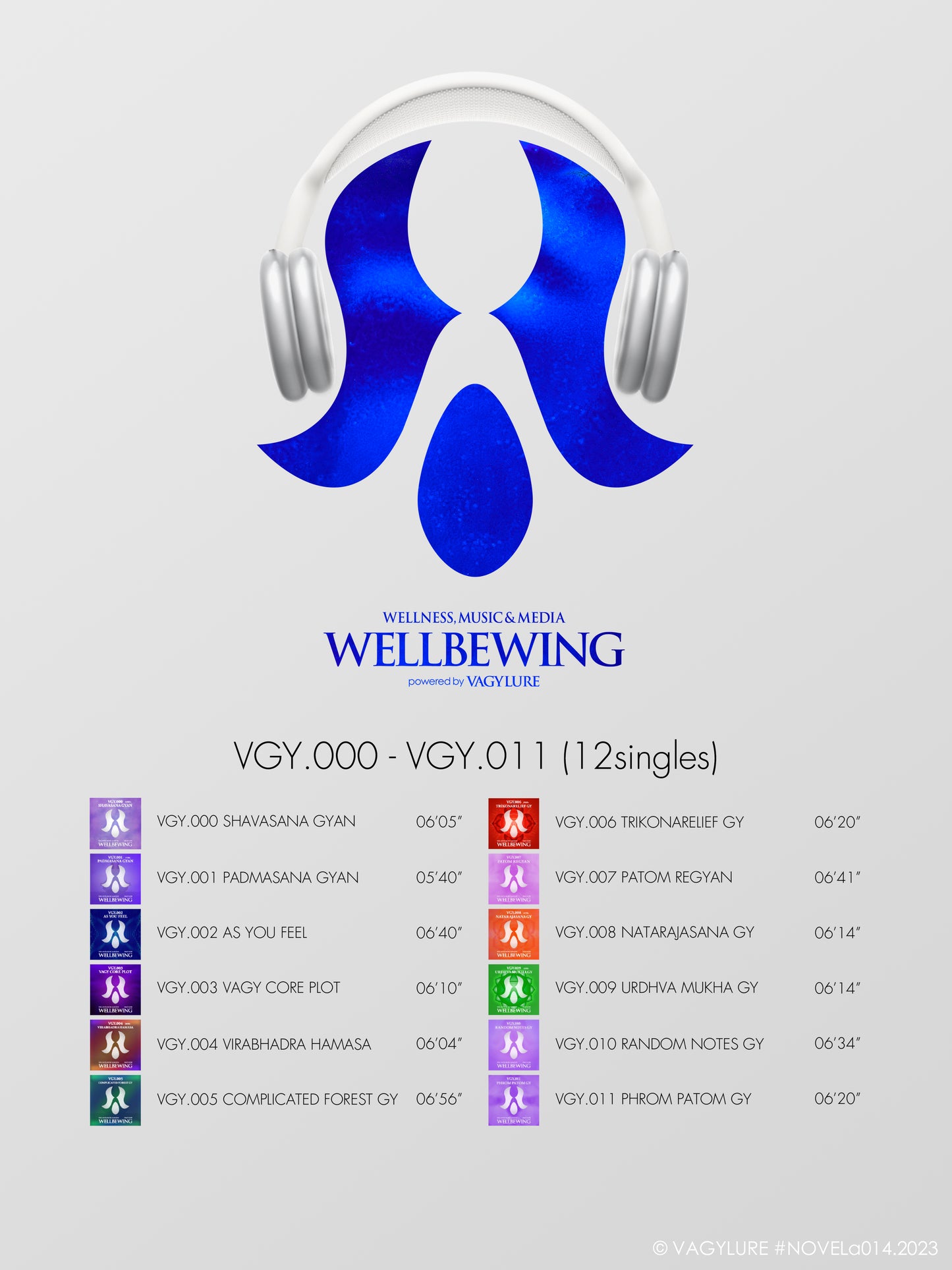 商用BGM 店舗BGM 商用音楽 店舗音楽 WELLBEWING® VGY series with YOGINI STYLE® Powered by VAGYLURE® Inc.