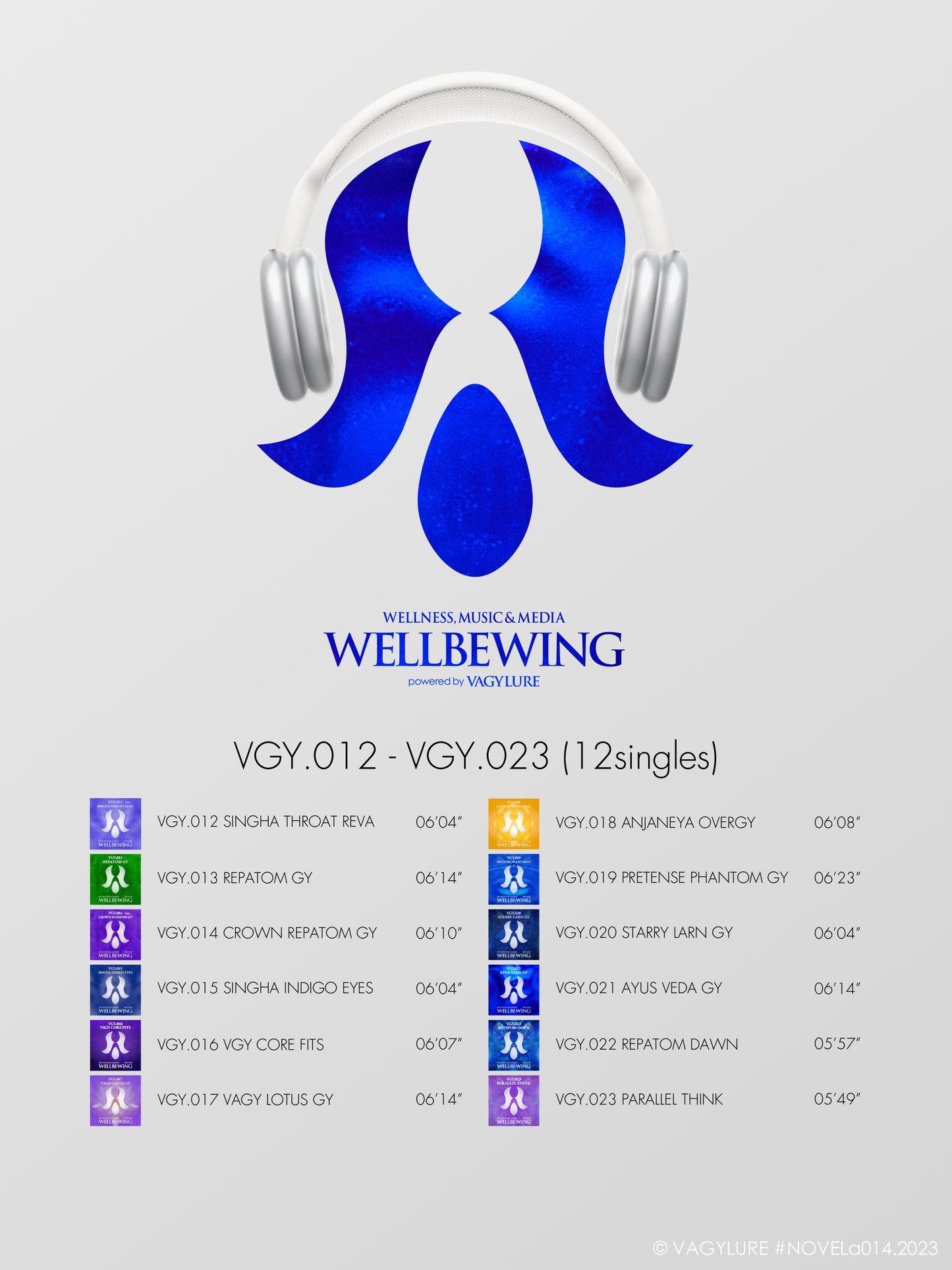 商用BGM 店舗BGM 商用音楽 店舗音楽 WELLBEWING® VGY series with YOGINI STYLE® Powered by VAGYLURE® Inc.