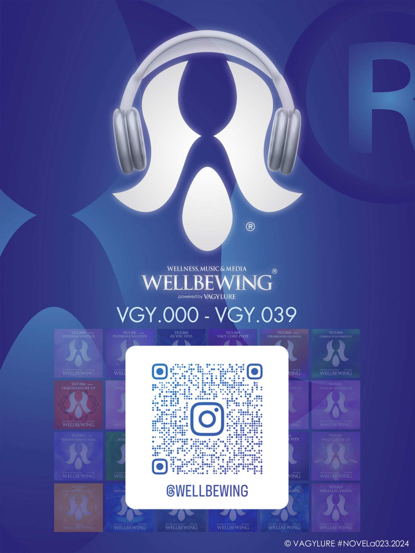 商用BGM 店舗BGM 商用音楽 店舗音楽 WELLBEWING® VGY series with YOGINI STYLE® Powered by VAGYLURE® Inc.